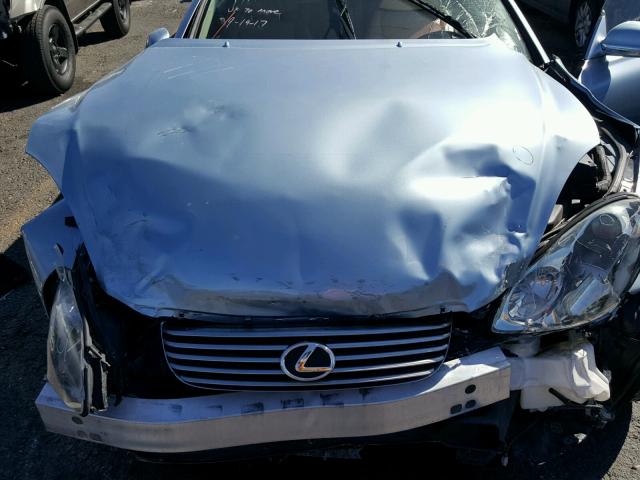 JTHFN48Y740050945 - 2004 LEXUS SC 430 BLUE photo 7