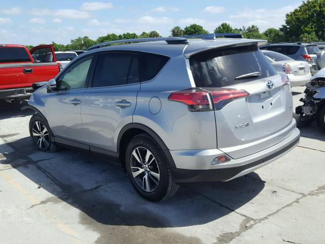 JTMWFREV2JJ170776 - 2018 TOYOTA RAV4 ADVEN SILVER photo 3