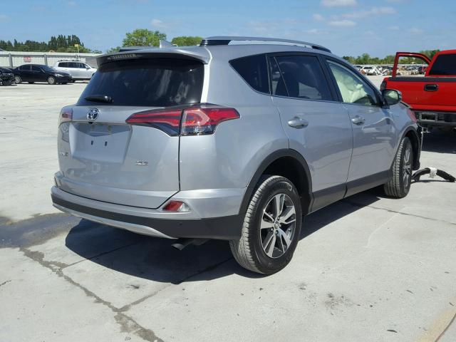 JTMWFREV2JJ170776 - 2018 TOYOTA RAV4 ADVEN SILVER photo 4