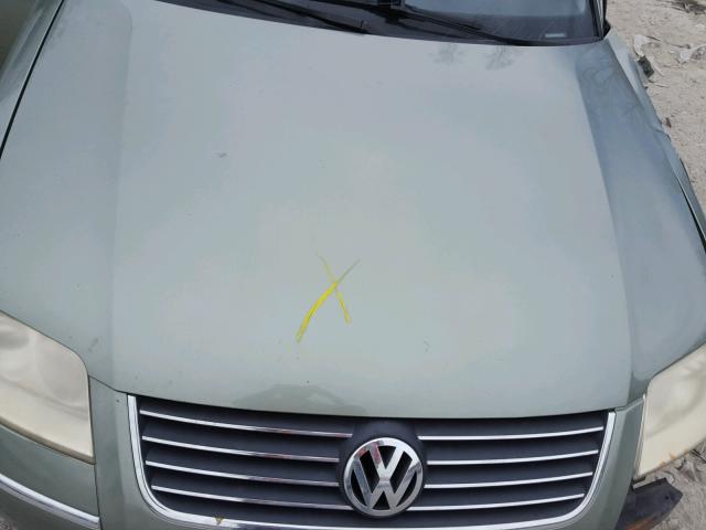 WVWRH63B23P433458 - 2003 VOLKSWAGEN PASSAT GLX 绿色 照片 7