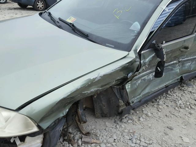 WVWRH63B23P433458 - 2003 VOLKSWAGEN PASSAT GLX 绿色 照片 9