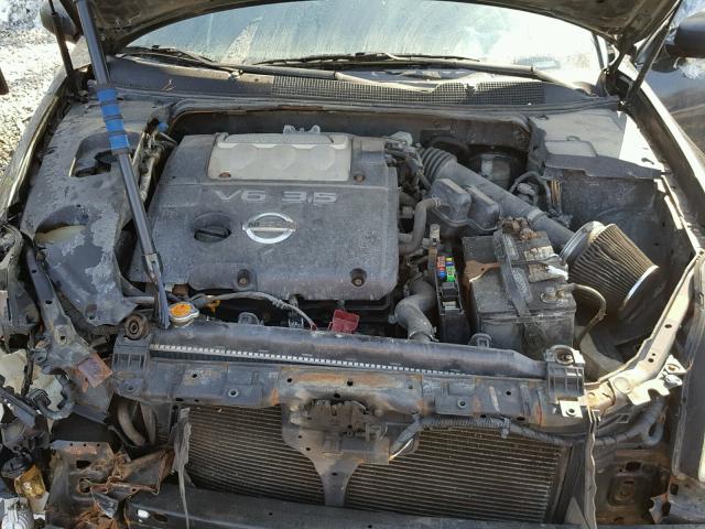 1N4BA41E54C931661 - 2004 NISSAN MAXIMA SE BLACK photo 7