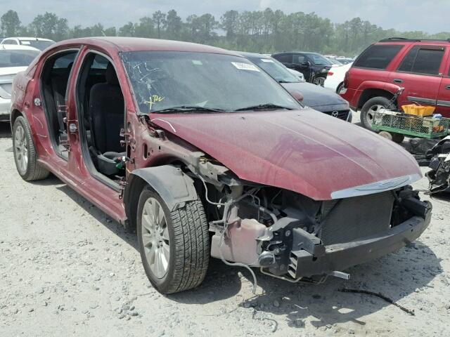 1C3CCBAG2DN736236 - 2013 CHRYSLER 200 LX RED photo 1