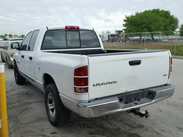 1D7HA18N73S143533 - 2003 DODGE RAM 1500 S WHITE photo 3