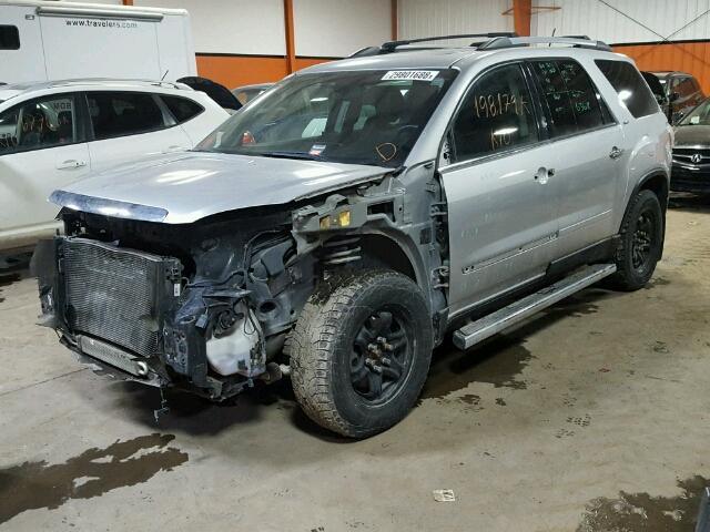 1GKLVNED6AJ158947 - 2010 GMC ACADIA SLT ვერცხლისფერი ფოტო 2
