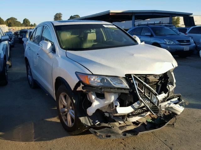 5J8TB4H35FL000694 - 2015 ACURA RDX WHITE photo 1