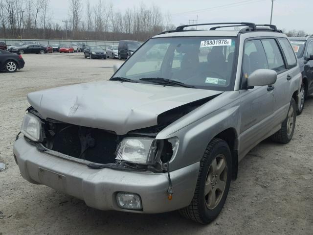 JF1SF65671H722534 - 2001 SUBARU FORESTER S SILVER photo 2