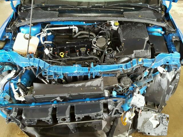 1FADP3K22DL187992 - 2013 FORD FOCUS BLUE photo 7