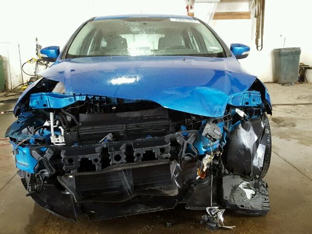 1FADP3K22DL187992 - 2013 FORD FOCUS BLUE photo 9