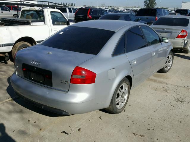 WAUED64B4YN099880 - 2000 AUDI A6 2.7T QU SILVER photo 4