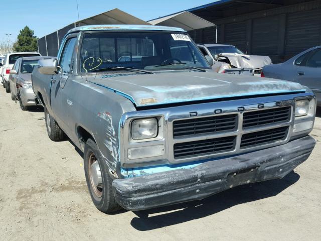 1B7GE16Y9NS680799 - 1992 DODGE D-SERIES D BLUE photo 1