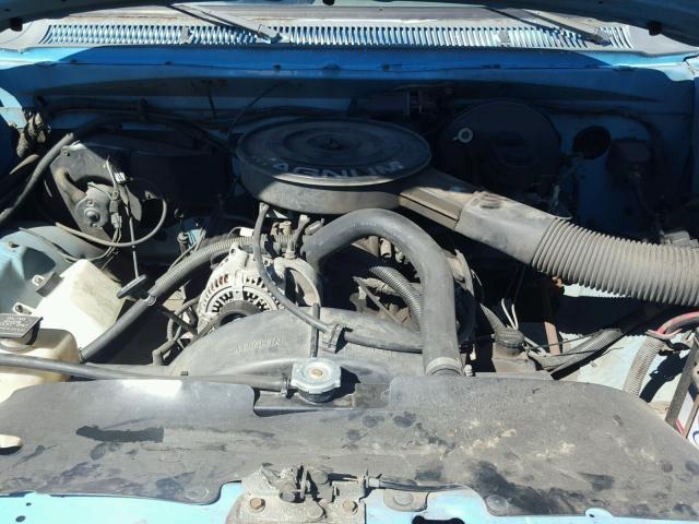 1B7GE16Y9NS680799 - 1992 DODGE D-SERIES D BLUE photo 7