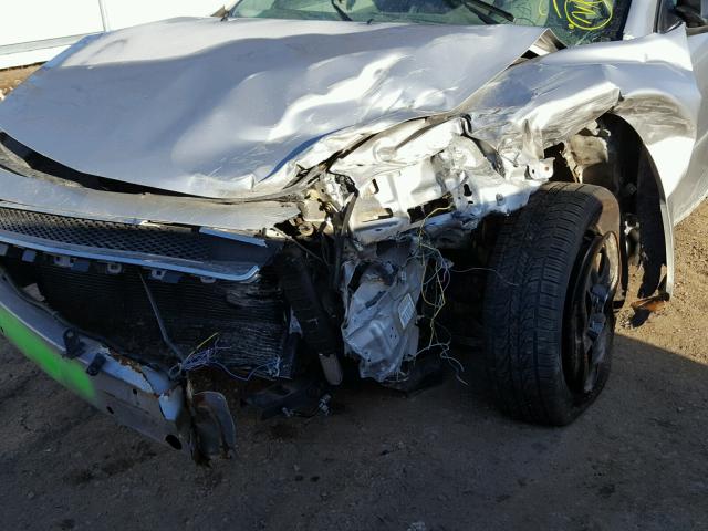 1G1ZG57B08F190679 - 2008 CHEVROLET MALIBU LS ნაცრისფერი ფოტო 10