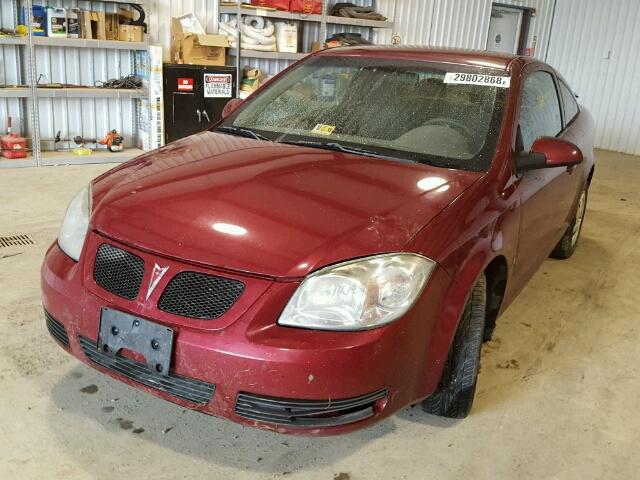 1G2AL15F977237039 - 2007 PONTIAC G5 MAROON photo 2