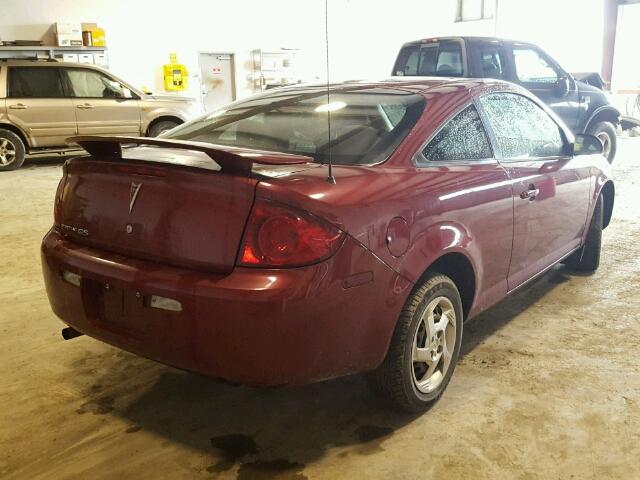 1G2AL15F977237039 - 2007 PONTIAC G5 MAROON photo 4