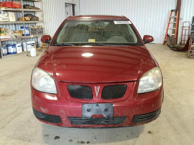 1G2AL15F977237039 - 2007 PONTIAC G5 MAROON photo 9