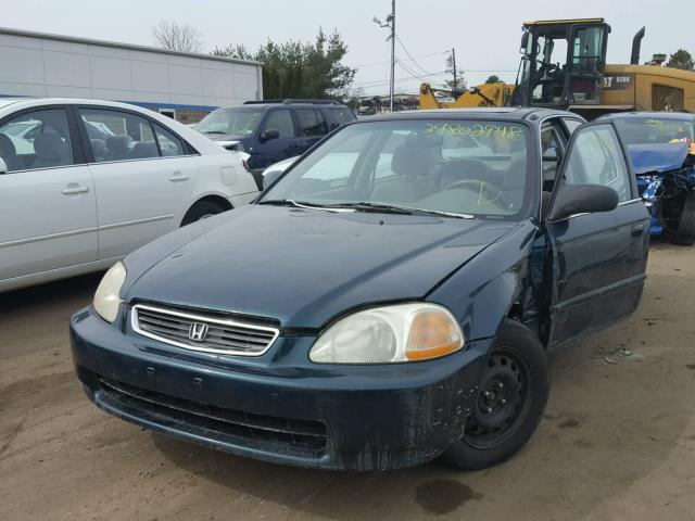 2HGEJ864XWH520837 - 1998 HONDA CIVIC EX GREEN photo 2