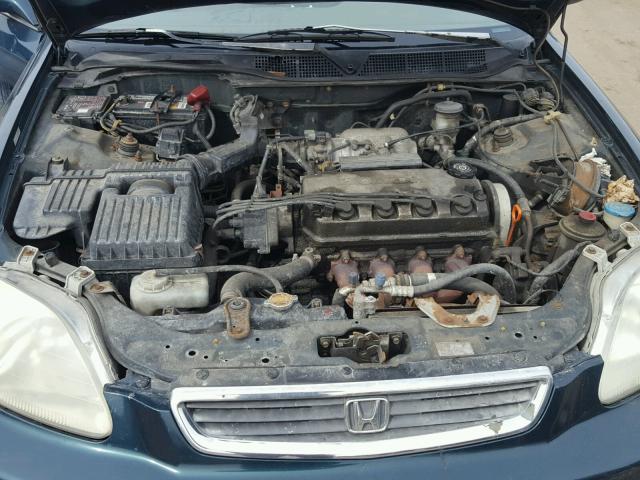 2HGEJ864XWH520837 - 1998 HONDA CIVIC EX Yaşıl foto 7