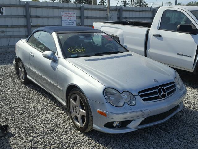 WDBTK75G56T062277 - 2006 MERCEDES-BENZ CLK 500 SILVER photo 1