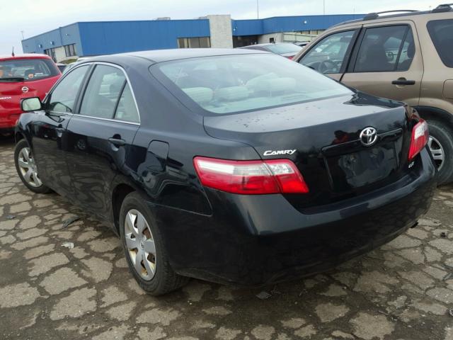 4T1BE46K87U158515 - 2007 TOYOTA CAMRY NEW BLACK photo 3