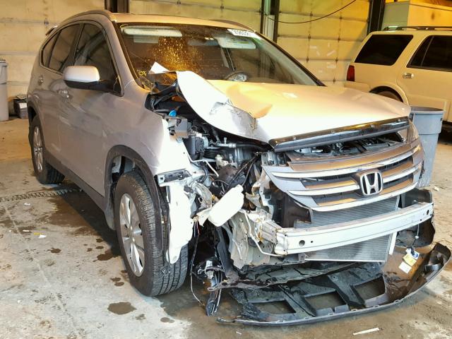 2HKRM4H74EH649539 - 2014 HONDA CR-V EXL SILVER photo 1