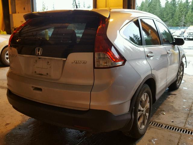 2HKRM4H74EH649539 - 2014 HONDA CR-V EXL SILVER photo 4