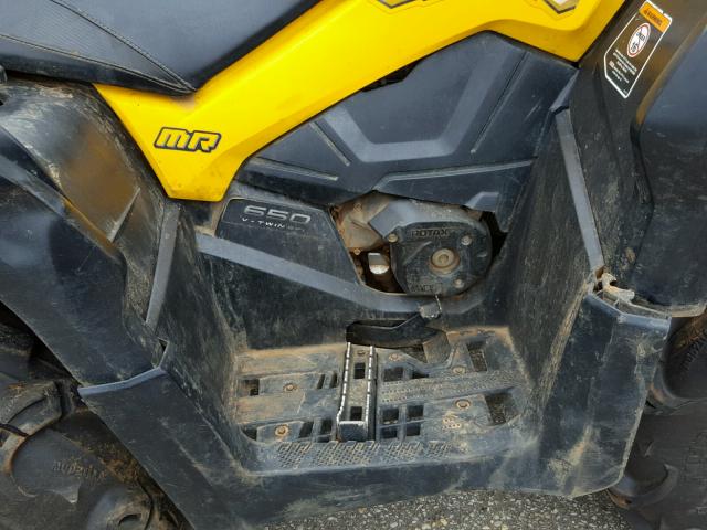 3JBLWAJ21FJ000178 - 2015 CAN-AM OUTLANDER YELLOW photo 7