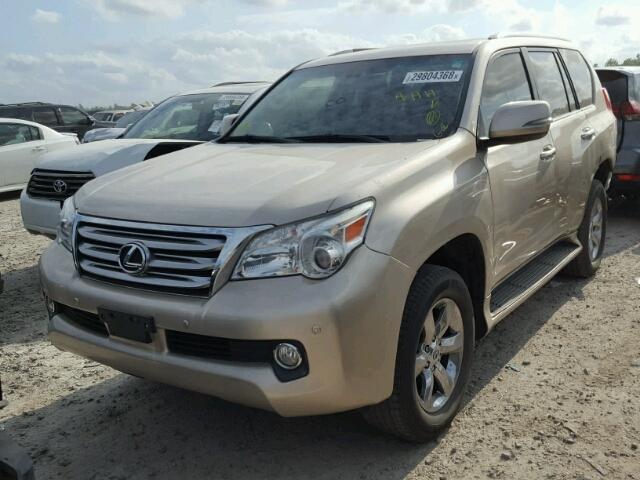 JTJBM7FX3B5020627 - 2011 LEXUS GX BASE GOLD photo 2