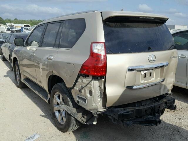 JTJBM7FX3B5020627 - 2011 LEXUS GX BASE GOLD photo 3