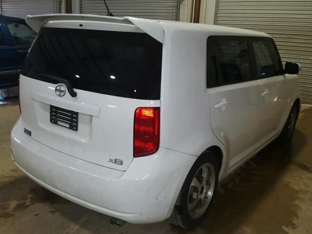 JTLKE50E791063028 - 2009 TOYOTA SCION XB თეთრი ფოტო 4