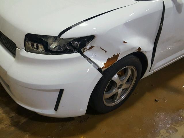 JTLKE50E791063028 - 2009 TOYOTA SCION XB თეთრი ფოტო 9