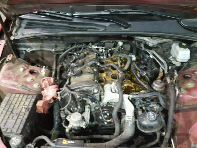 1G6DS5E36C0129296 - 2012 CADILLAC CTS PREMIU RED photo 7