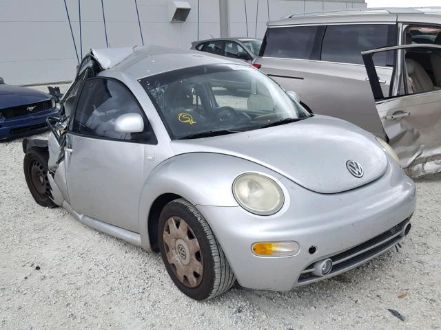 3VWCA21C3YM447071 - 2000 VOLKSWAGEN NEW BEETLE SILVER photo 1