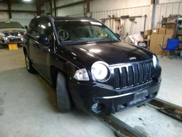 1J8FT47W87D416179 - 2007 JEEP COMPASS BLACK photo 1