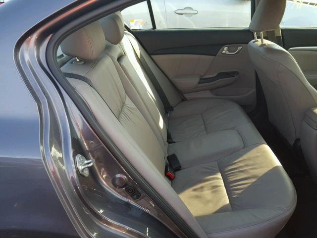 19XFB2F98FE264055 - 2015 HONDA CIVIC EXL 灰色 照片 6