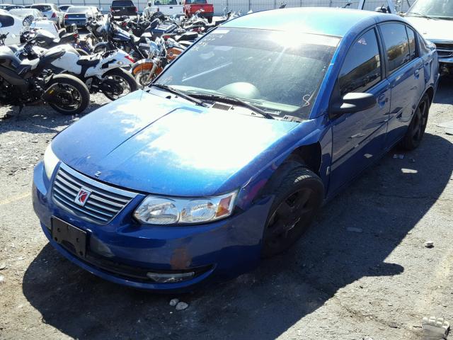 1G8AL55F66Z104481 - 2006 SATURN ION LEVEL BLUE photo 2