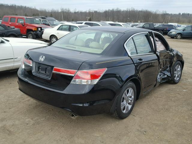 1HGCP2F45CA188075 - 2012 HONDA ACCORD LXP BLACK photo 4