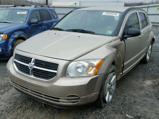 1B3CB4HA1AD561220 - 2010 DODGE CALIBER SX TAN photo 2