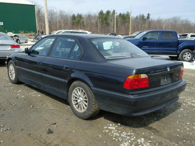 WBAGG8343YDN78862 - 2000 BMW 740 I AUTO BLACK photo 3