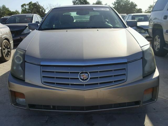 1G6DM577540178243 - 2004 CADILLAC CTS TAN photo 9