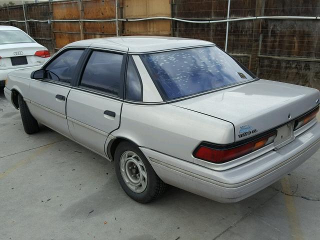 1FAPP36X7NK127751 - 1992 FORD TEMPO GL BEIGE photo 3