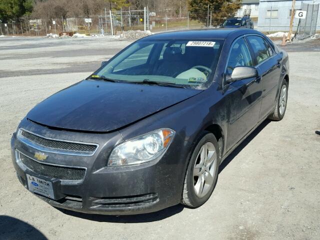 1G1ZB5EB3A4110214 - 2010 CHEVROLET MALIBU LS CHARCOAL photo 2