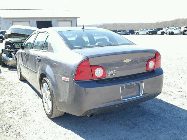 1G1ZB5EB3A4110214 - 2010 CHEVROLET MALIBU LS გრაფიტი ფოტო 3