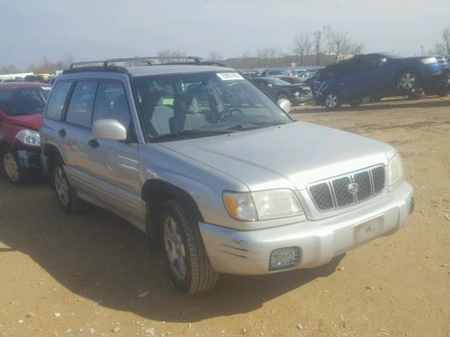 JF1SF65661H709645 - 2001 SUBARU FORESTER S Արծաթագույն լուսանկար 1
