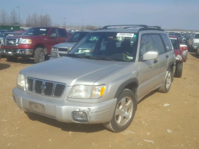 JF1SF65661H709645 - 2001 SUBARU FORESTER S Արծաթագույն լուսանկար 2