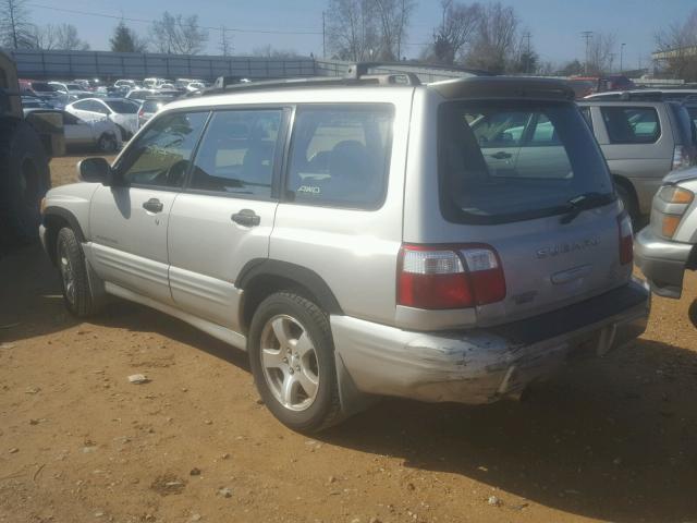 JF1SF65661H709645 - 2001 SUBARU FORESTER S Արծաթագույն լուսանկար 3