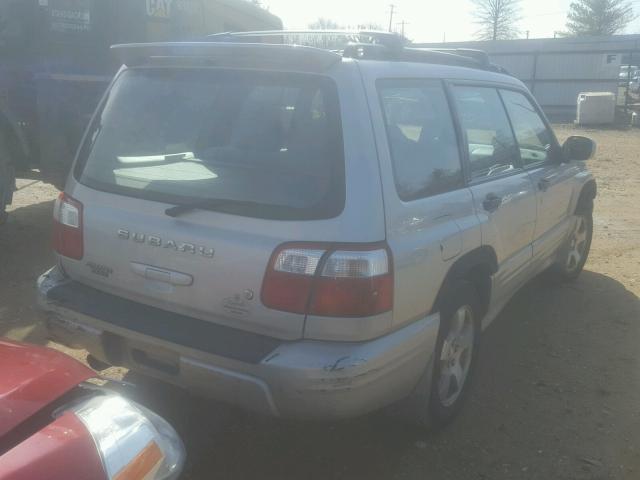 JF1SF65661H709645 - 2001 SUBARU FORESTER S Արծաթագույն լուսանկար 4