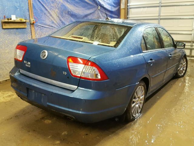 3MEHM08169R600280 - 2009 MERCURY MILAN PREM BLUE photo 4