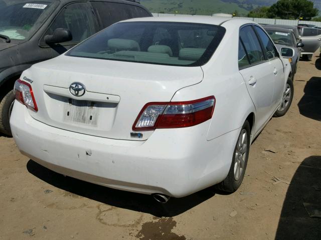 4T1BB46K69U102777 - 2009 TOYOTA CAMRY HYBR WHITE photo 4