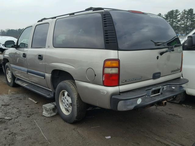 3GNFK16T81G251638 - 2001 CHEVROLET SUBURBAN K SILVER photo 3